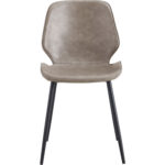 Söögitool PU nahkistmega Naturaalne | Adexa GSYH003N - Image 2