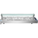 Bain Marie Klaasist Pritsmekaitsega 5Xgn1/2 | Adexa Hbm25 - Image 3