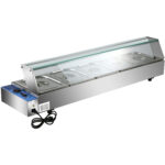 Bain Marie Klaasist Pritsmekaitsega 5Xgn1/2 | Adexa Hbm25 - Image 2