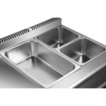 Elektriline Bain Marie Kapiga 1Xgn1/1 + 2Xgn1/2 5Kw 700Mm Sügavus | Adexa Heb709A - Image 4