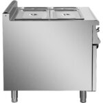 Elektriline  Bain Marie Kapiga 2Xgn1/1 + 2Xgn1/3 6Kw 900Mm Sügavus | Adexa Heb909A - Image 3