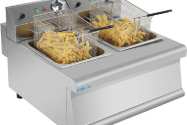 Elektrifritüür 2x8 liitrit 7,5kW Lauapealne 400V | Adexa HEF608