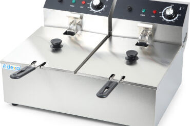 Fritüür Topelt Elektriline 2x6 liitrit 5kW Lauapealne | Adexa HEF82A