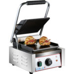 Panini kontaktgrill ribidega/sile 1,8 kW | Adexa HEG811A