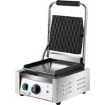 Panini kontaktgrill ribidega/sile 1,8 kW | Adexa HEG811A - Image 3
