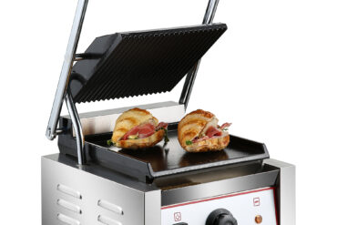 Panini kontaktgrill ribidega/sile 1,8 kW | Adexa HEG811A