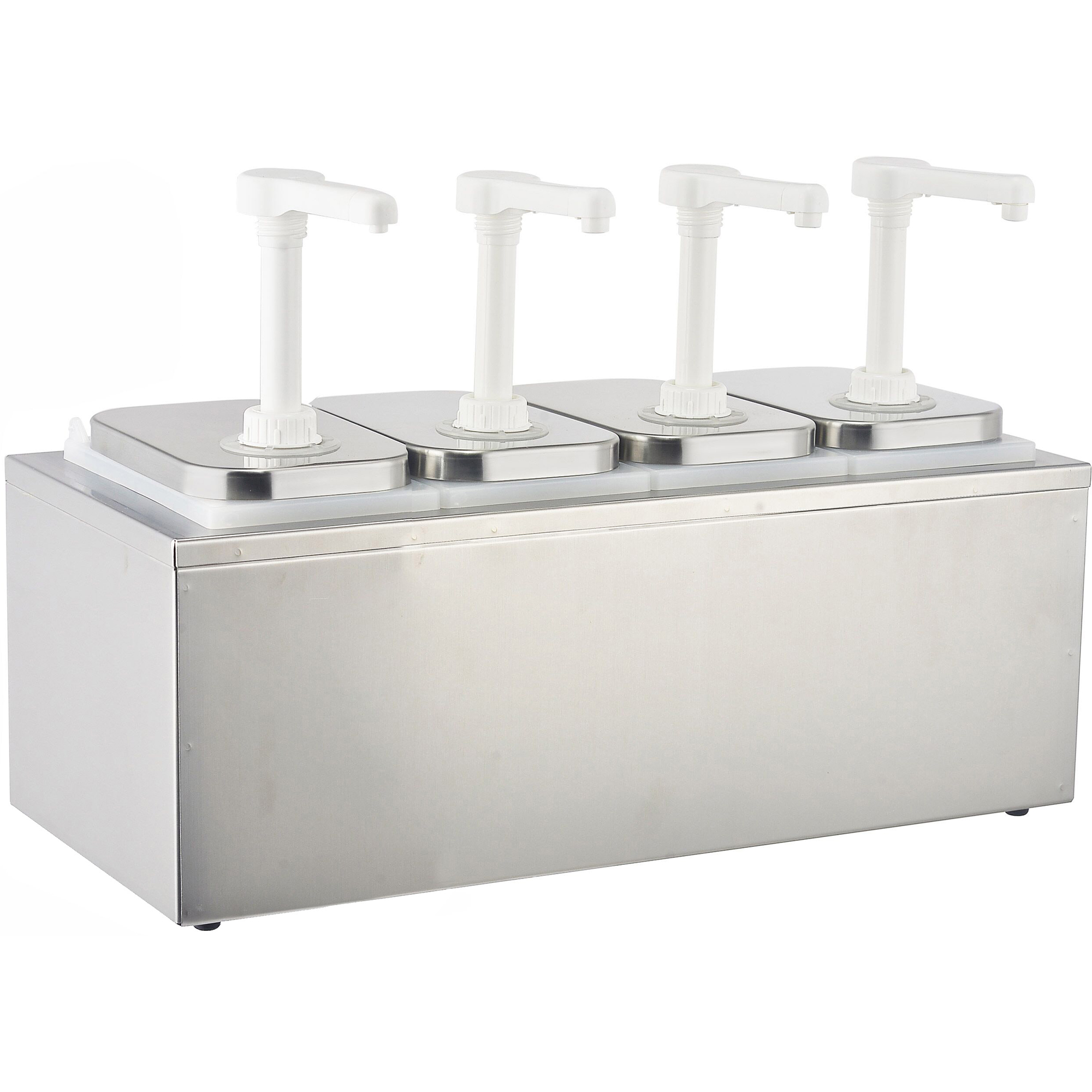 Maitseaine-/Kastmepump-Dispenser 4X2-Liitrine Roostevaba Teras | Adexa Nhp004 Maitseaine-/Kastmepump-Dispenser 4X2-Liitrine Roostevaba Teras | Adexa Nhp004 - Image 1