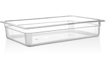 Polükarbonaadist GN nõu GN1/1 Sügavus 100mm Läbipaistev | Adexa P8114