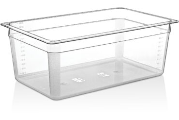 Polükarbonaadist GN-nõu Pan GN1/1 Sügavus 200mm Läbipaistev | Adexa P8118