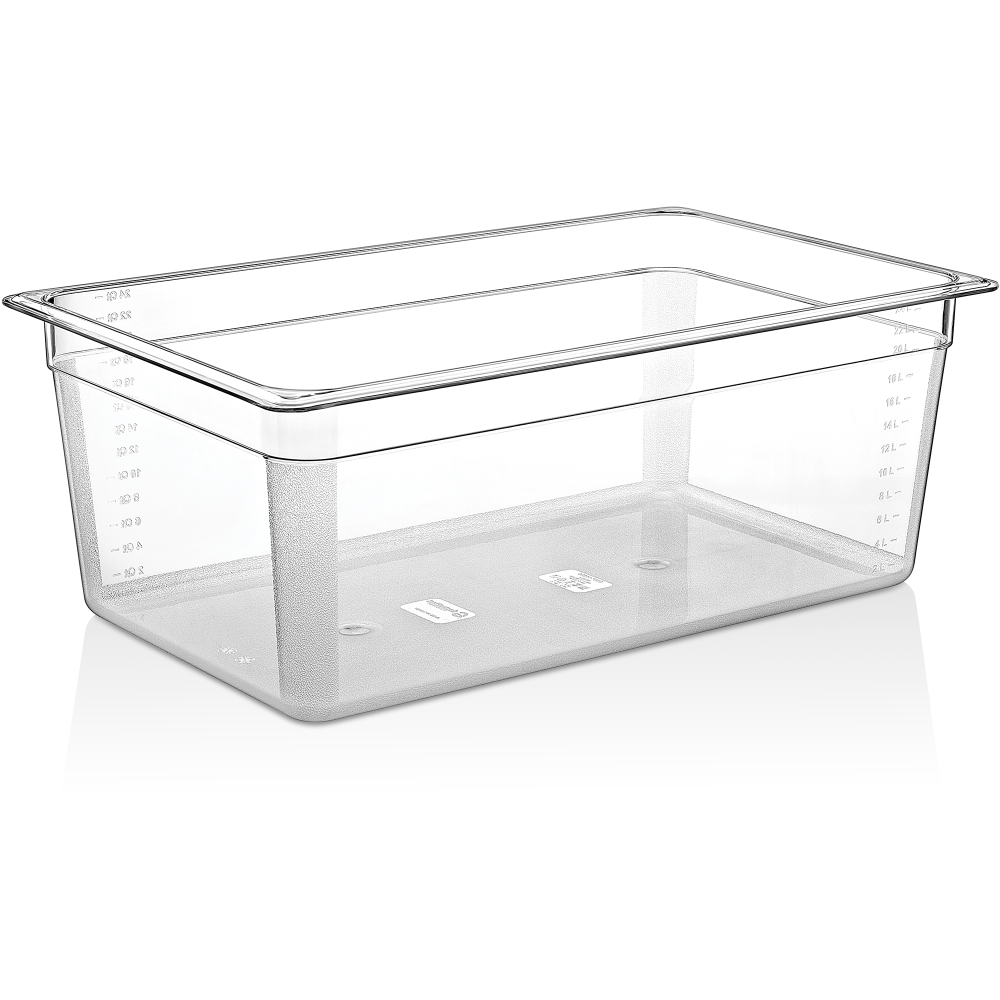 Polükarbonaadist GN-nõu Pan GN1/1 Sügavus 200mm Läbipaistev | Adexa P8118 Polükarbonaadist GN-nõu Pan GN1/1 Sügavus 200mm Läbipaistev | Adexa P8118 - Image 1