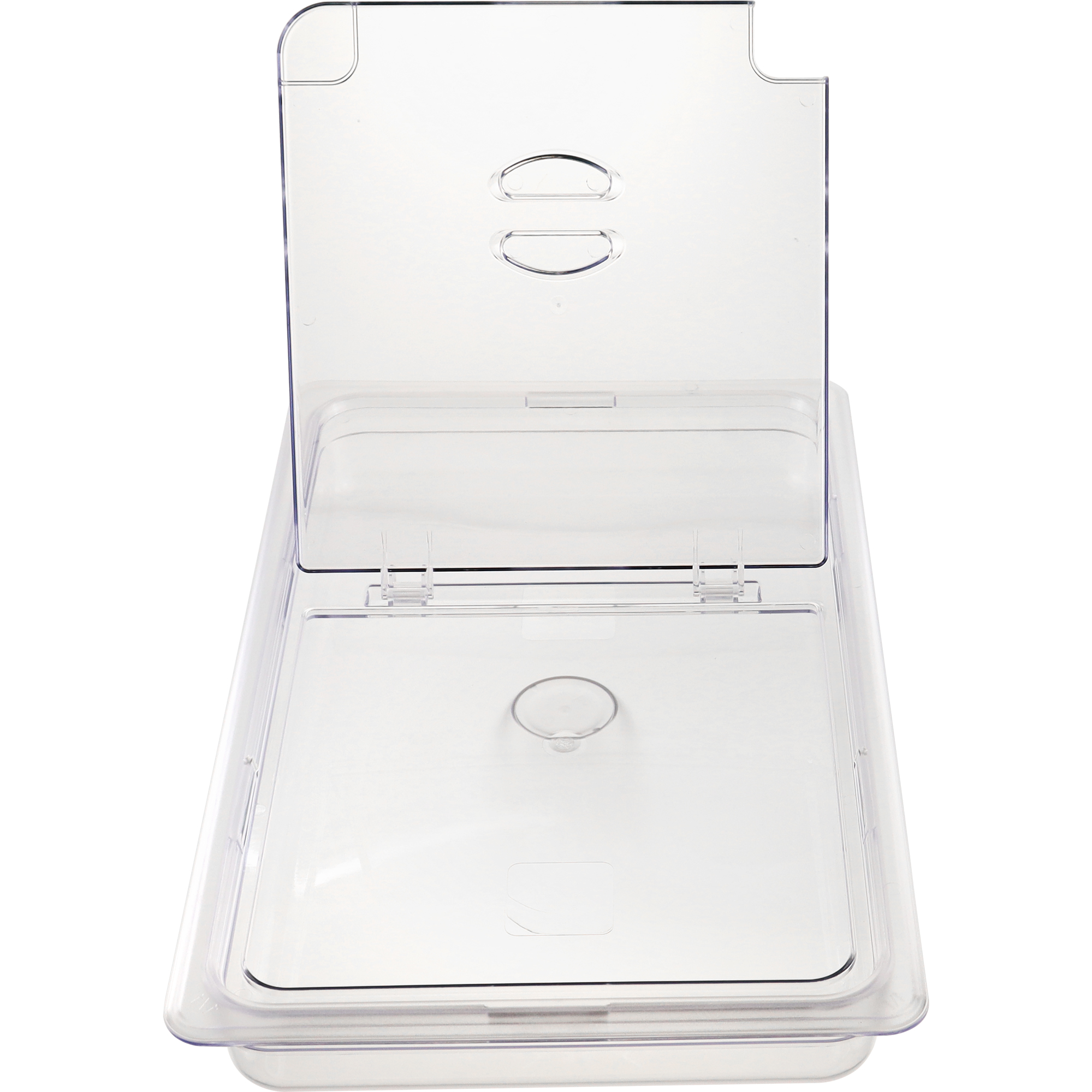 Polükarbonaadist GN-nõu Mahuti Kaas Klapiga GN1/1 | Adexa P811LF Polükarbonaadist GN-nõu Mahuti Kaas Klapiga GN1/1 | Adexa P811LF - Image 1