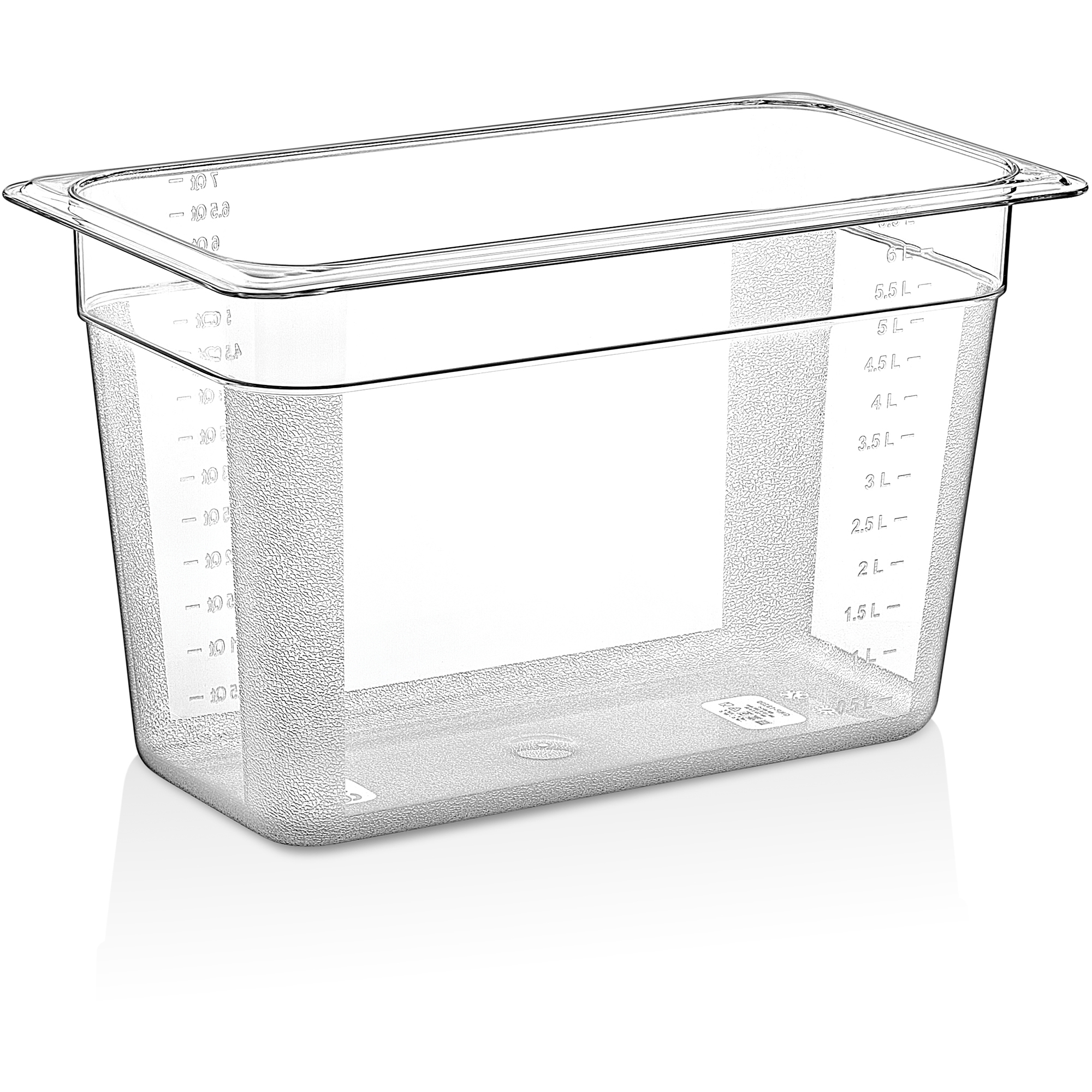 Polükarbonaadist GN-nõu Pann GN1/3 Sügavus 200mm Läbipaistev | Adexa P8138 Polükarbonaadist GN-nõu Pann GN1/3 Sügavus 200mm Läbipaistev | Adexa P8138 - Image 1