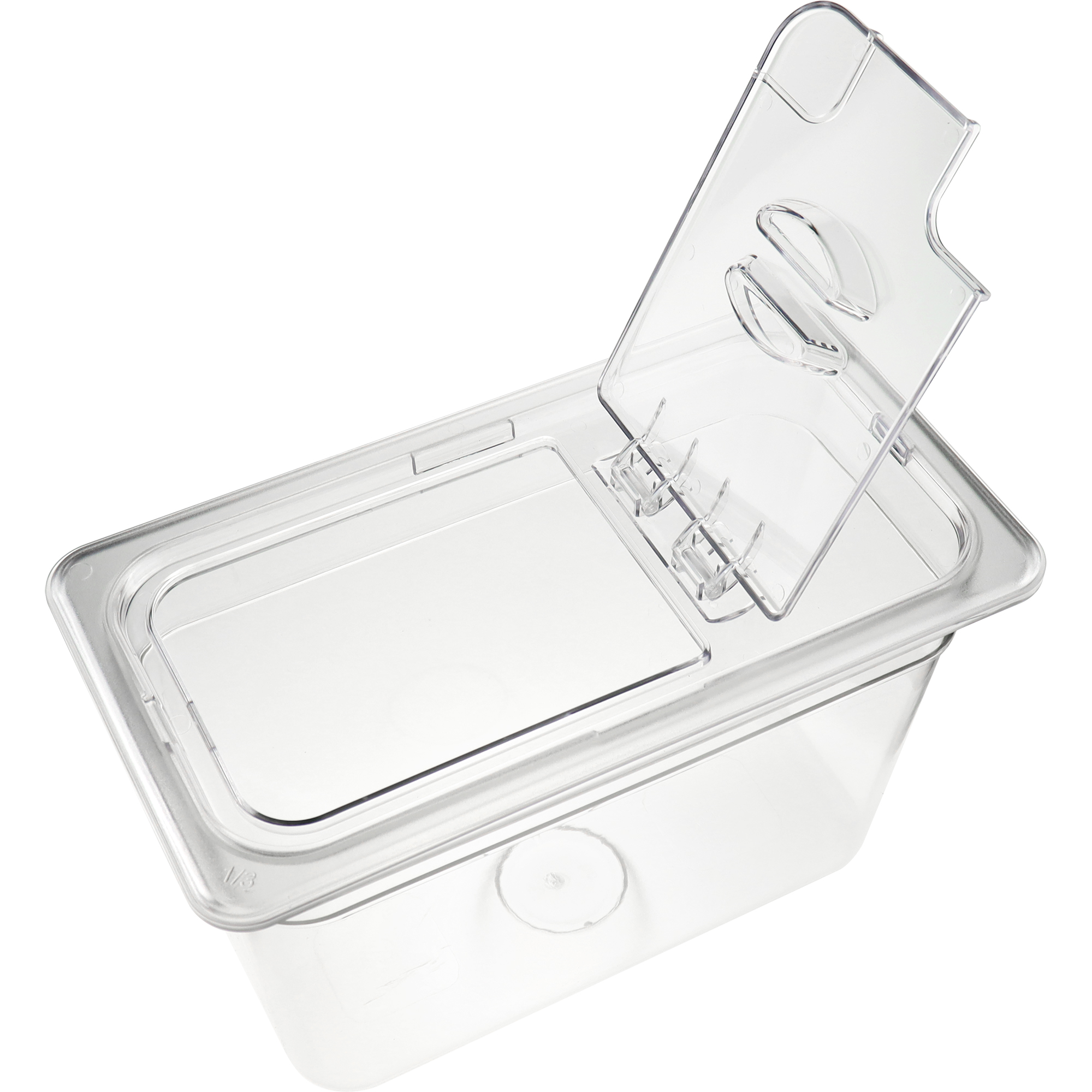 Polükarbonaadist GN nõu kaas klapiga GN1/3 | Adexa P813LF Polükarbonaadist GN nõu kaas klapiga GN1/3 | Adexa P813LF - Image 1