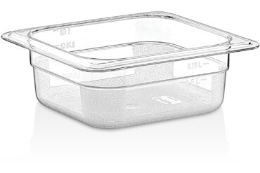 Polükarbonaat GN-nõu Pann GN1/6 Sügavus 65mm Läbipaistev | Adexa P8162