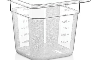 Polükarbonaadist GN-nõu Pann GN1/6 Sügavus 150mm Läbipaistev | Adexa P8166