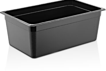 Polükarbonaat GN-nõu-kaan GN1/1 Sügavus 200mm Must | Adexa PB8118