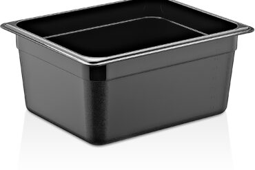 Polükarbonaat GN-nõu GN1/2 Sügavus 150mm Must | Adexa PB8126