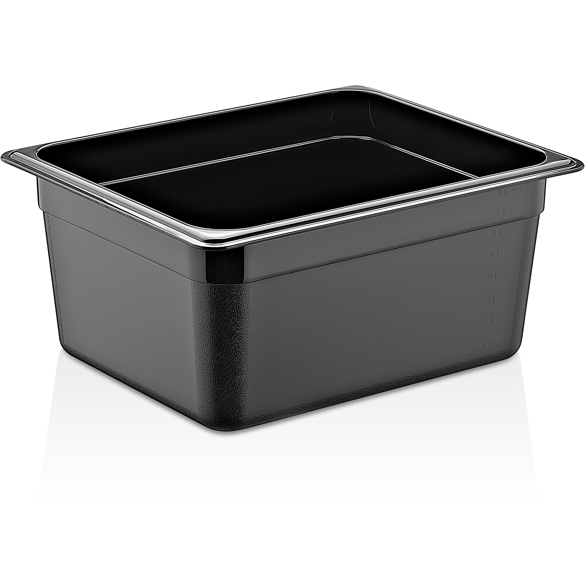 Polükarbonaat GN-nõu GN1/2 Sügavus 150mm Must | Adexa PB8126 Polükarbonaat GN-nõu GN1/2 Sügavus 150mm Must | Adexa PB8126 - Image 1