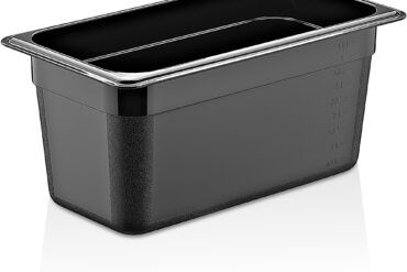 Polükarbonaadist GN-nõu Pann GN1/3 Sügavus 150mm Must | Adexa PB8136