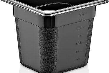 Polükarbonaadist GN-nõu Pann GN1/6 Sügavus 150mm Must | Adexa PB8166