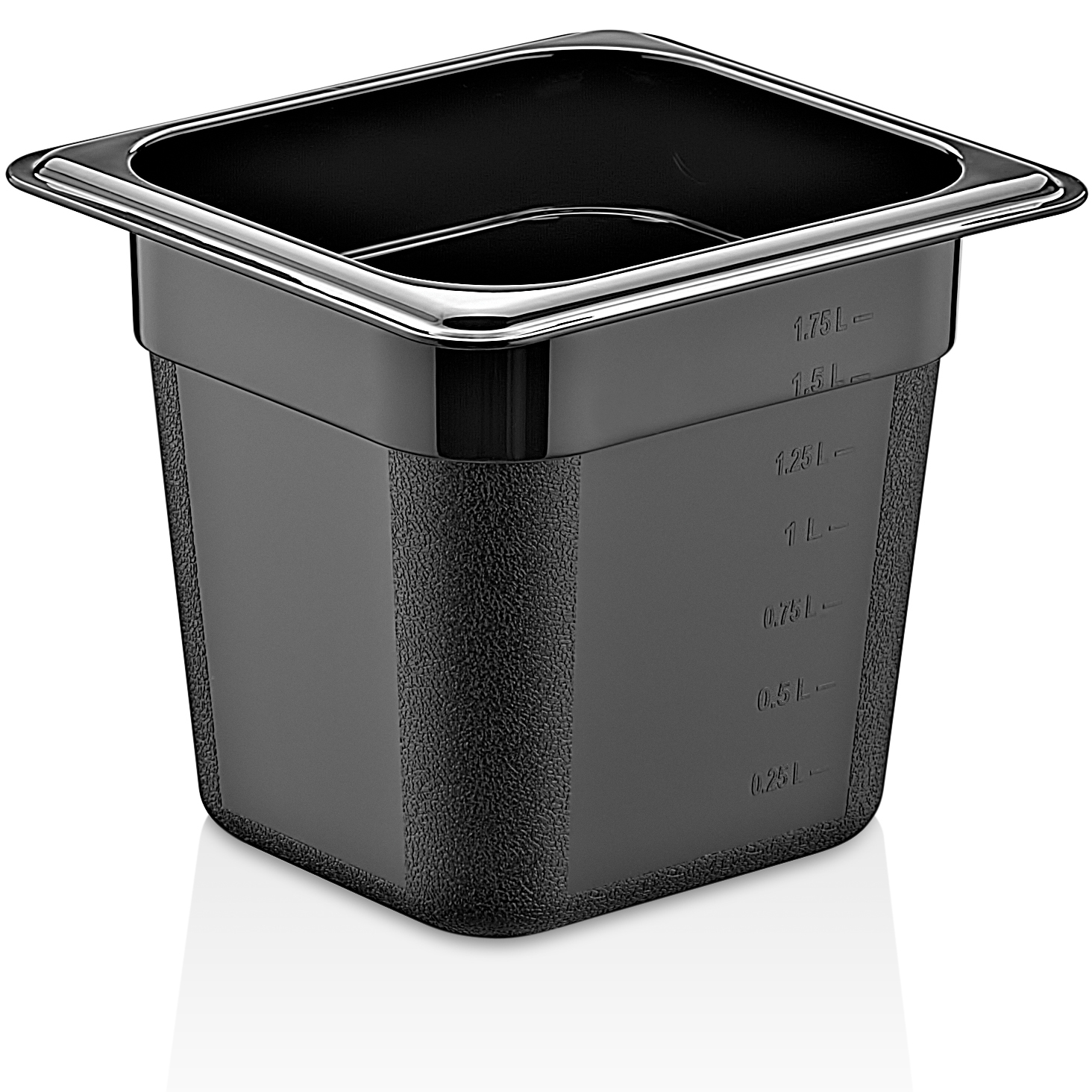 Polükarbonaadist GN-nõu Pann GN1/6 Sügavus 150mm Must | Adexa PB8166 Polükarbonaadist GN-nõu Pann GN1/6 Sügavus 150mm Must | Adexa PB8166 - Image 1