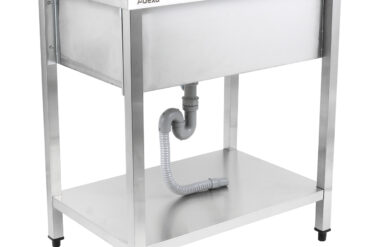 Potipesu Valamu Roostevaba Teras 1 Kauss Pritsmete Kaitse Alumine Riiul 1200X600X900Mm Neljakandilised Jalad | Adexa Psa12060U