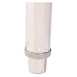 käte- ja pottide pesemise valamu Roostevabast terasest 1 kauss Pritsmekaitse 1500x500x800mm Ümmargused jalad | Adexa PSR15050 - Image 3