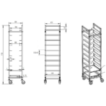 Käru laius 222-352mm roostevaba teras | Adexa PT10 - Image 3