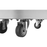 Kuivainete konteiner 120 liitrit Läbipaistev kaas | Adexa QHID120 - Image 6