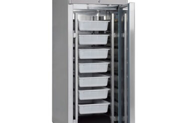 600 L  Kalakülmik Roostevabast Terasest Püstkapp Ühe Uksega Ventileeritav Jahutus | Adexa R600Fish