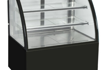 Vitriinkülmik Kumer esikülg 1200x730x1200mm 2 riiulit Must alus LED | Adexa GN1200C2BLACK