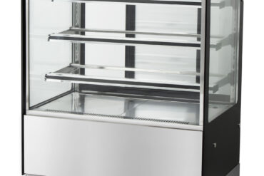 Kookide lett 900x730x1300mm Roostevabast terasest alus 3 riiulit LED | Adexa GN900RF3