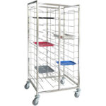 2x12 tasapinnaga muudetava laiusega Käru/Riiul Kaldtee Roostevaba Teras | Adexa RTFT12D - Image 2