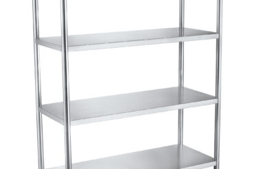 Professionaalne Tugev Riiulisüsteem Roostevaba Terasest 1500x600x1550mm 4 riiulit | Adexa SR1500B2