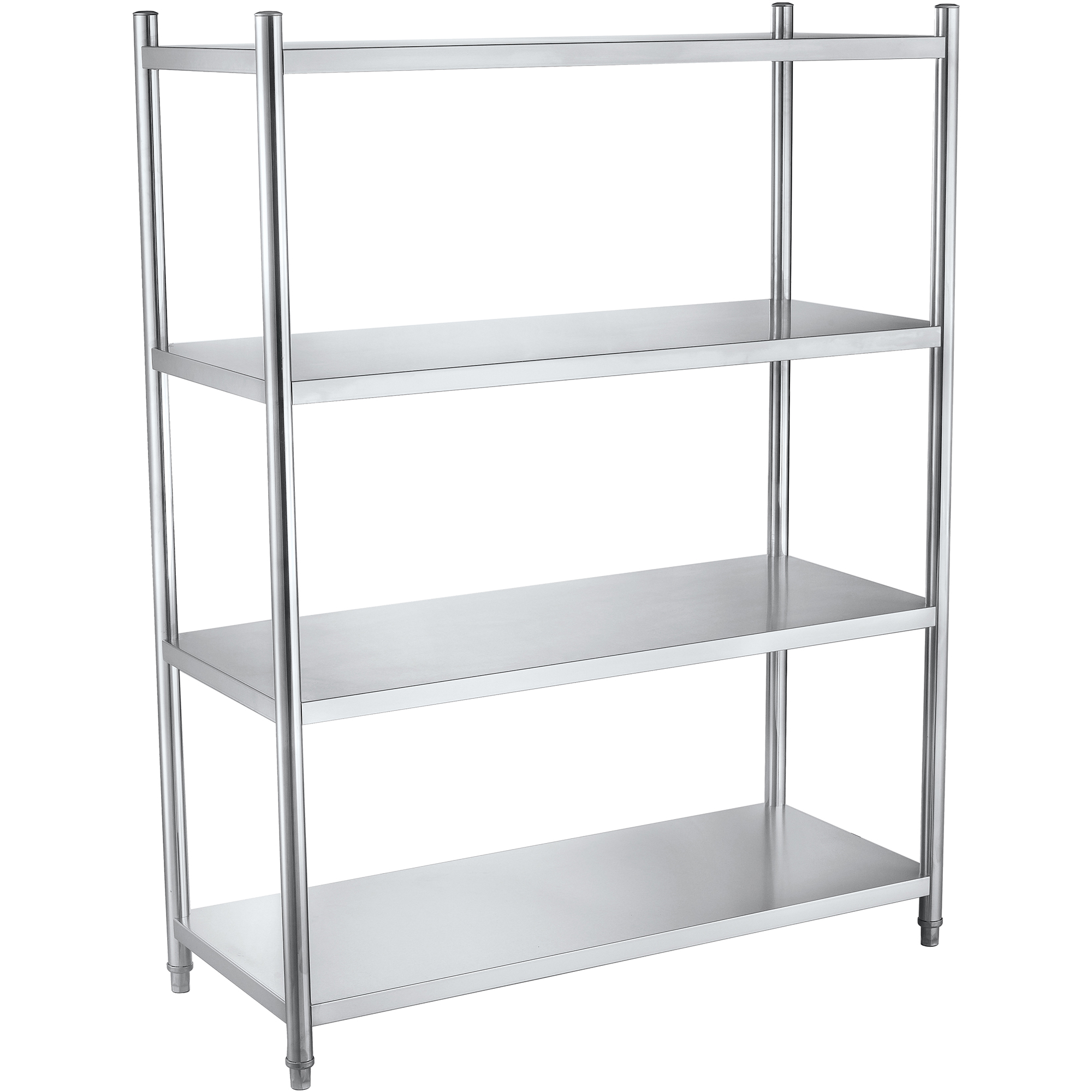 Professionaalne Tugev Riiulisüsteem Roostevaba Terasest 1500x600x1550mm 4 riiulit | Adexa SR1500B2 Professionaalne tugev roostevabast terasest riiul 1800x600x1550mm 4 riiulit | Adexa SR1800B2 - Image 1