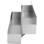 Pudelite hoidik Roostevaba teras 1050x210x240mm | Adexa SRD10521 - Image 6