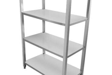 Professionaalne riiul roostevaba teras 1200x500x1500mm 4 riiulit | Adexa SSB12050