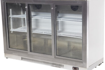 Baarikülmik 3 liugust 312 liitrit Roostevaba teras | Adexa SSBC03PS