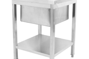 Valamu roostevabast terasest 600x600x900mm 1 kauss pritsmekaitsega | Adexa STD145A