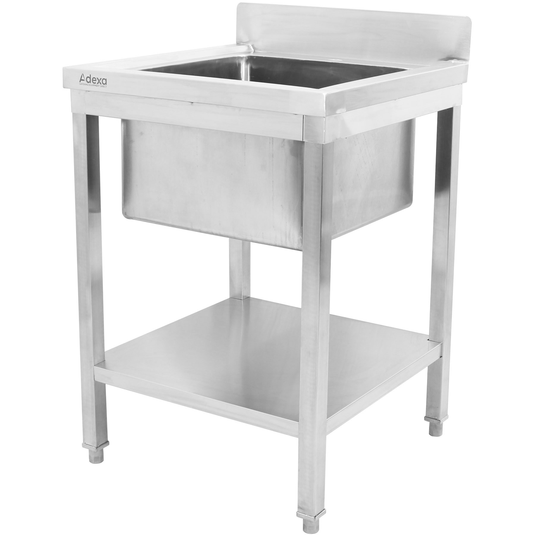 Valamu roostevabast terasest 600x600x900mm 1 kauss pritsmekaitsega | Adexa STD145A Valamu roostevabast terasest 600x600x900mm 1 kauss pritsmekaitsega | Adexa STD145A - Image 1