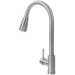 Valamu segisti kraan koos väljatõmmatava tilaga roostevabast terasest ühe kangiga | Adexa STFR01 - Image 6