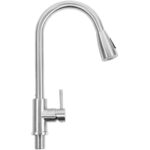 Valamu segisti kraan koos väljatõmmatava tilaga roostevabast terasest ühe kangiga | Adexa STFR01 - Image 7