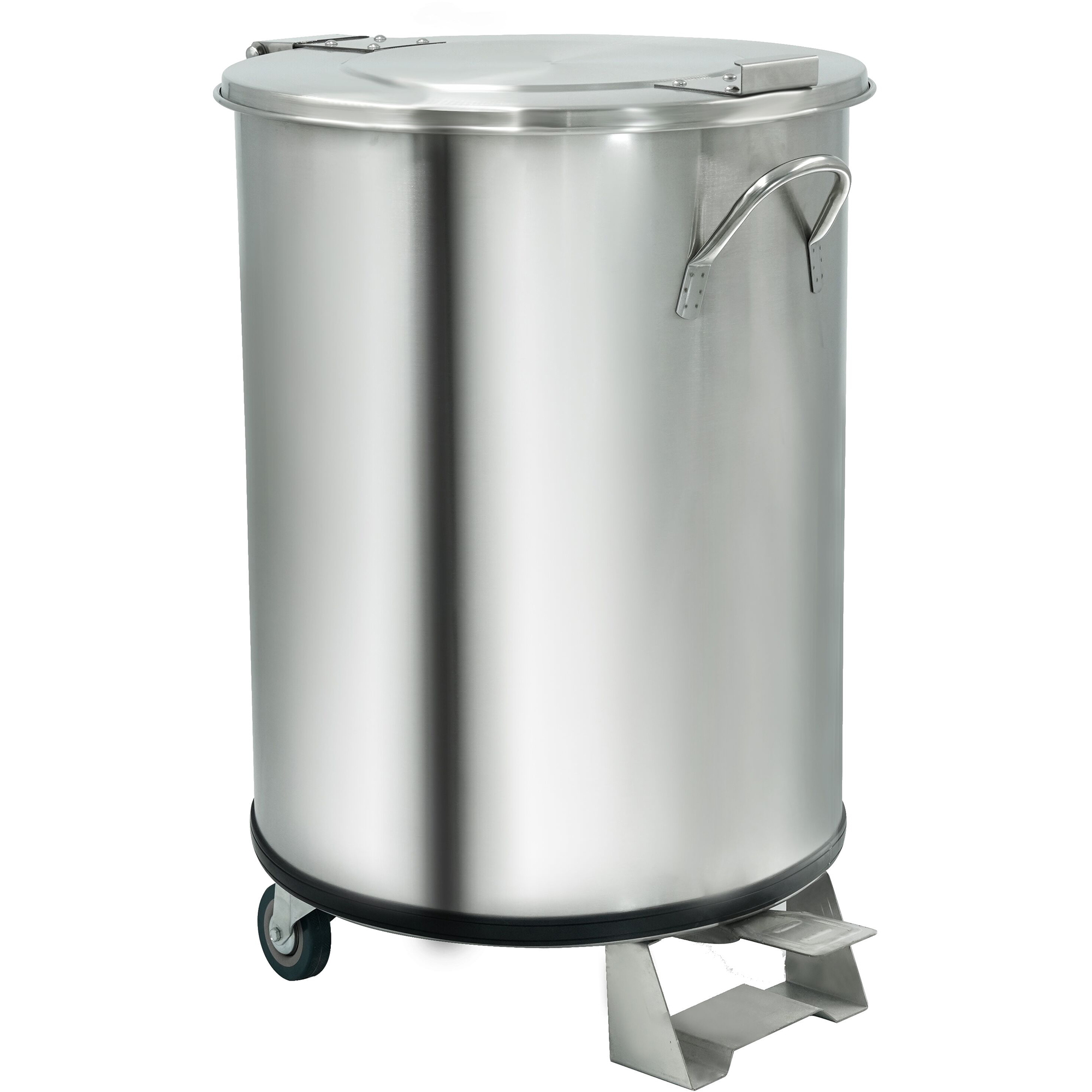 Professionaalne prügikast roostevabast terasest rataste ja pedaaliga 50 liitrit | Adexa TGB3660 Professionaalne prügikast roostevabast terasest rataste ja pedaaliga 50 liitrit | Adexa TGB3660 - Image 1