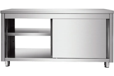 Tööpind Kapp Liugustega Roostevaba Teras 1600X600X850Mm | Adexa Vtc166Sls