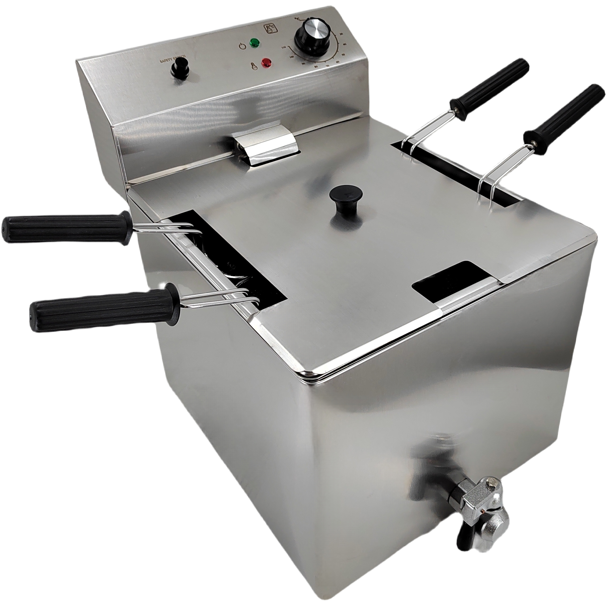 Elektriline Pastakeetja Elektriline Pastakeetja, 4 Korvi, 12 Liitrit, 3Kw, Äravoolukraan | Adexa Vapc4 - Image 1