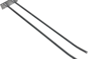 Veiniklaasi hoidik hõbedane seinamudel Pikkus 400 mm 4 veiniklaasi | Adexa WGA18500400S