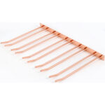 Vaskne seinakinnitusega veinipokaalihoidik Pikkus 300 mm 15 veiniklaasi | Adexa WGA58500300C