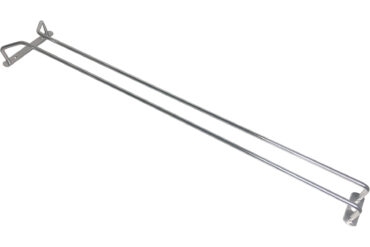 Veiniklaaside hoidik hõbedane lae alla kinnitatav pikkus 600mm 7 veiniklaasi | Adexa WGR124S