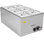 Bain Marie, Sisaldab 6Xgn1/6 Anumaid Kaantega | Adexa Wh706616