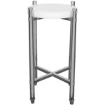 Kommertsiaalse roostevabast terasest lõikelaud / Lihuniku plokk ⌀520*750 mm | Adexa WHCY0303